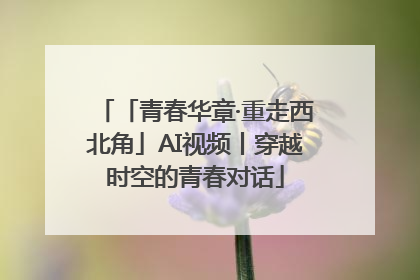 「青春华章·重走西北角」AI视频丨穿越时空的青春对话