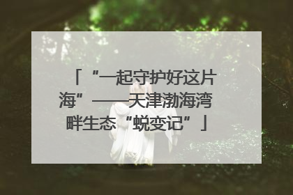 “一起守护好这片海”——天津渤海湾畔生态“蜕变记”