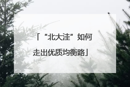 “北大洼”如何走出优质均衡路