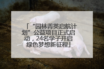 “园林菁英启航计划”公益项目正式启动，24名学子开启绿色梦想新征程