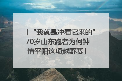 “我就是冲着它来的” 70岁山东跑者为何钟情平阳这项越野赛