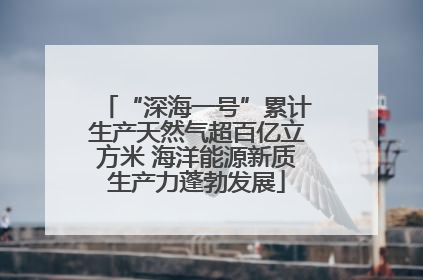 “深海一号”累计生产天然气超百亿立方米 海洋能源新质生产力蓬勃发展