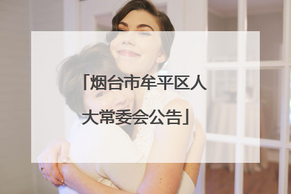 烟台市牟平区人大常委会公告