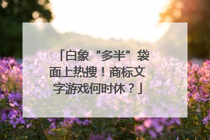白象“多半”袋面上热搜！商标文字游戏何时休？