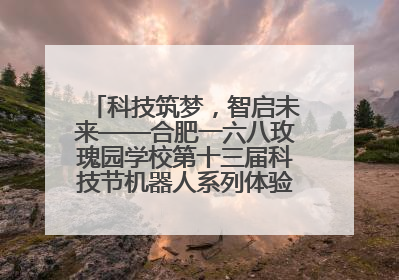 科技筑梦，智启未来——合肥一六八玫瑰园学校第十三届科技节机器人系列体验赛燃动校园