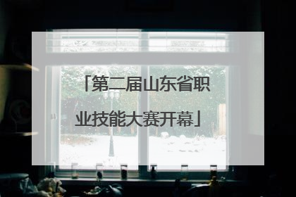 第二届山东省职业技能大赛开幕