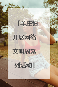 羊庄镇开展网络文明周系列活动