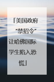 美国政府“禁招令”让哈佛国际学生陷入恐慌