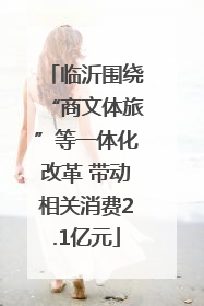 临沂围绕“商文体旅”等一体化改革 带动相关消费2.1亿元