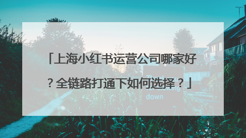 上海小红书运营公司哪家好？全链路打通下如何选择？