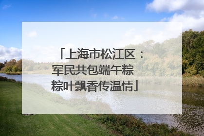 上海市松江区：军民共包端午粽 粽叶飘香传温情