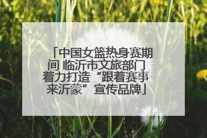 中国女篮热身赛期间 临沂市文旅部门着力打造“跟着赛事来沂蒙”宣传品牌