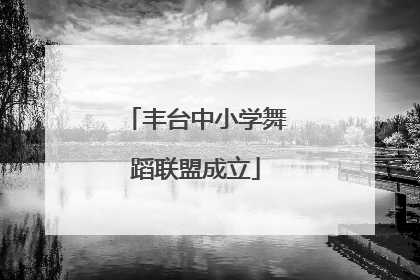 丰台中小学舞蹈联盟成立