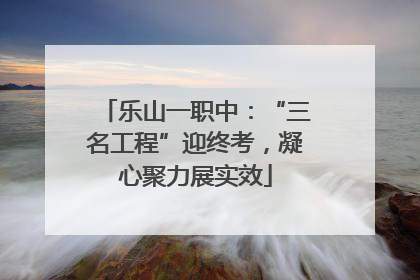 乐山一职中：“三名工程”迎终考，凝心聚力展实效