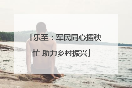乐至：军民同心插秧忙 助力乡村振兴