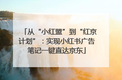 从“小红盟”到“红京计划”：实现小红书广告笔记一键直达京东
