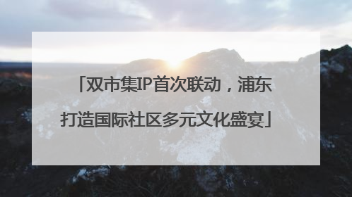双市集IP首次联动，浦东打造国际社区多元文化盛宴