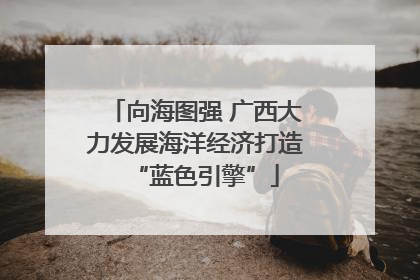 向海图强 广西大力发展海洋经济打造“蓝色引擎”