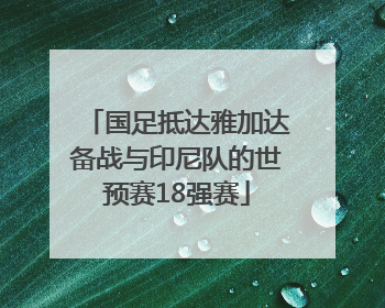 国足抵达雅加达备战与印尼队的世预赛18强赛