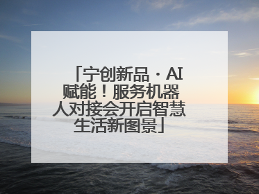 宁创新品・AI 赋能！服务机器人对接会开启智慧生活新图景