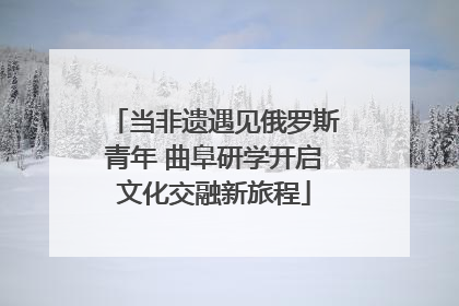当非遗遇见俄罗斯青年 曲阜研学开启文化交融新旅程