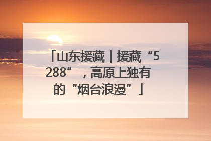 山东援藏｜援藏“5288”，高原上独有的“烟台浪漫”