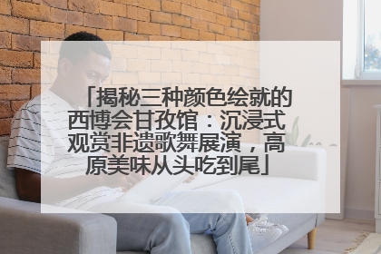 揭秘三种颜色绘就的西博会甘孜馆：沉浸式观赏非遗歌舞展演，高原美味从头吃到尾