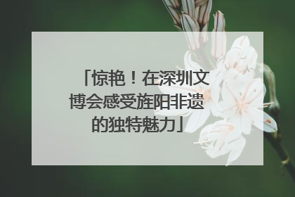 惊艳！在深圳文博会感受旌阳非遗的独特魅力