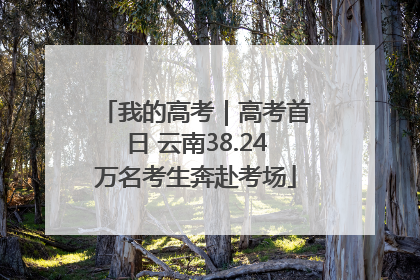 我的高考｜高考首日 云南38.24万名考生奔赴考场