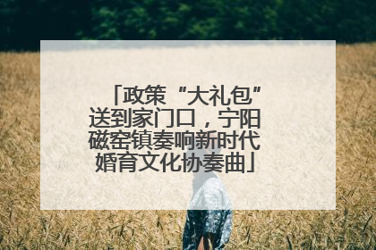 政策“大礼包”送到家门口，宁阳磁窑镇奏响新时代婚育文化协奏曲