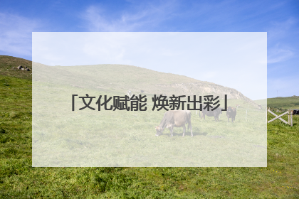 文化赋能 焕新出彩