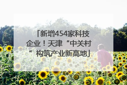 新增454家科技企业！天津“中关村”构筑产业新高地