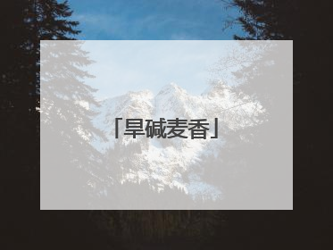 旱碱麦香