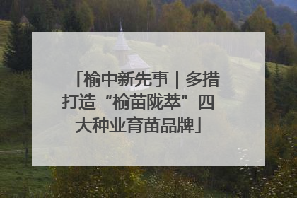 榆中新先事｜多措打造“榆苗陇萃”四大种业育苗品牌