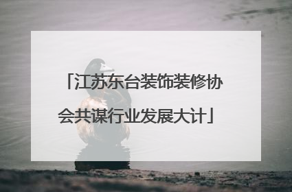 江苏东台装饰装修协会共谋行业发展大计