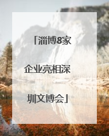 淄博8家企业亮相深圳文博会