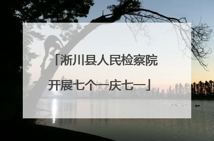 淅川县人民检察院开展七个一庆七一