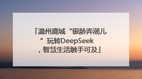 温州鹿城“银龄弄潮儿”玩转DeepSeek，智慧生活触手可及