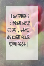 湖南绥宁：教研成果显著，共情教育研究成果引关注