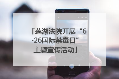 莲湖法院开展“6·26国际禁毒日”主题宣传活动