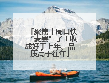 聚焦丨周口快“麦罢”了！收成好于上年、品质高于往年