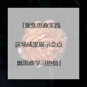 聚焦思政实践 这场成果展示会点燃思政学习热情
