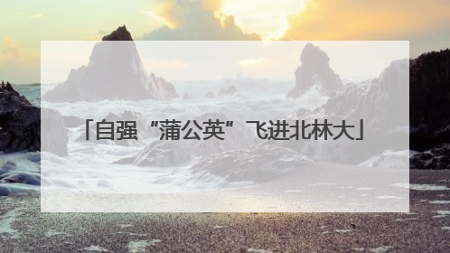 自强“蒲公英”飞进北林大