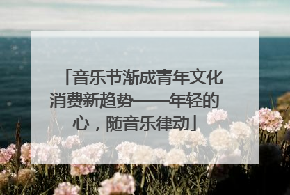 音乐节渐成青年文化消费新趋势——年轻的心，随音乐律动