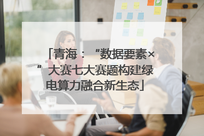 青海：“数据要素×”大赛七大赛题构建绿电算力融合新生态