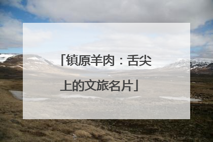 镇原羊肉：舌尖上的文旅名片