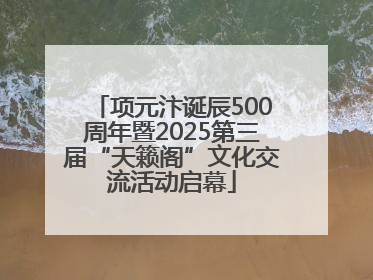 项元汴诞辰500周年暨2025第三届“天籁阁”文化交流活动启幕
