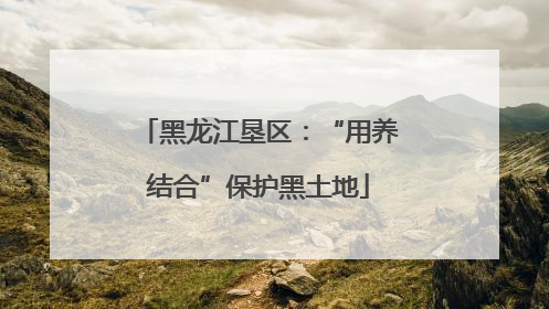 黑龙江垦区：“用养结合”保护黑土地
