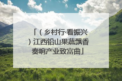 （乡村行·看振兴）江西铅山果蔬飘香 奏响产业致富曲