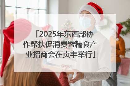 2025年东西部协作帮扶促消费暨糯食产业招商会在贞丰举行
